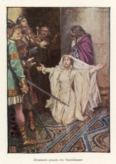 Elizabeth Pleads for Tannhauser by John Byam Liston Shaw